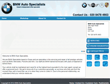 Tablet Screenshot of bnwautospecialists.com